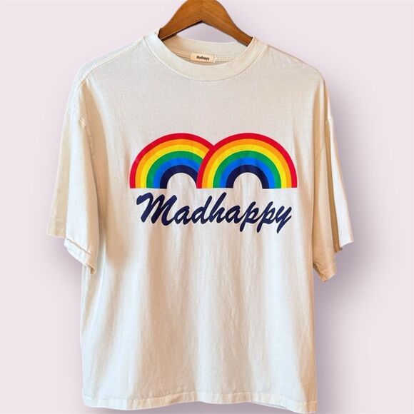 MADHAPPY Double Rainbow Tee - Picture 1 of 11